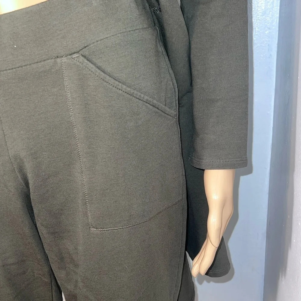 Pure Jill, XS-P oversized 2 piece, long sleeve hooded‎ shacket, matching capri - Picture 7 of 13